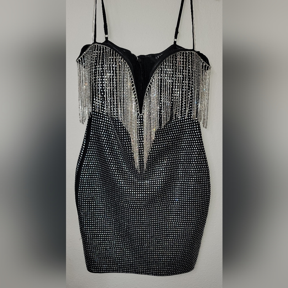 Beautiful diamond bling dress NWT